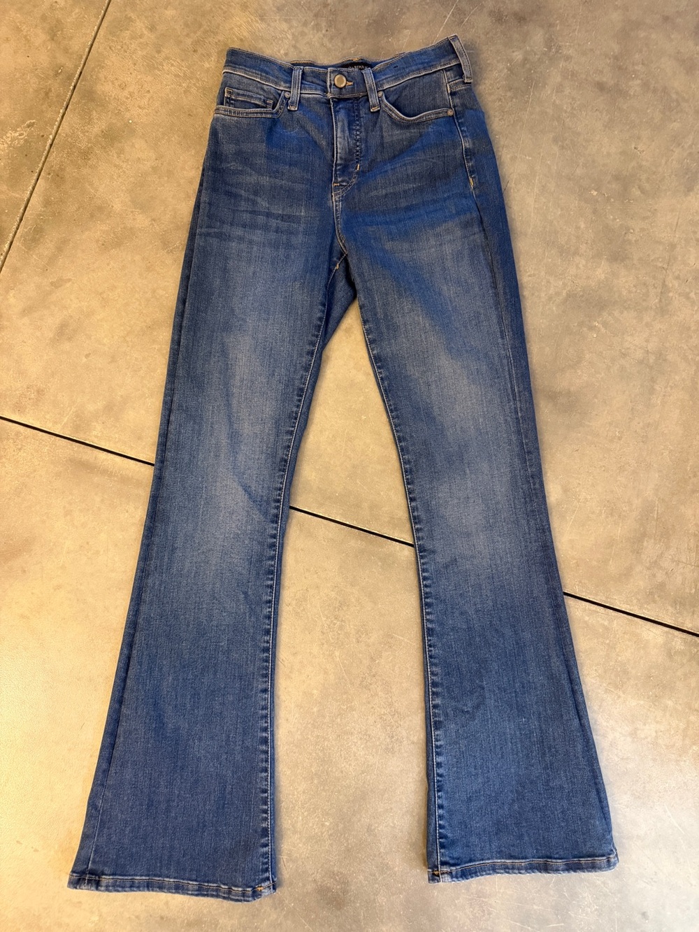 Banana Republic Dark Wash High Rise Flared Jeans